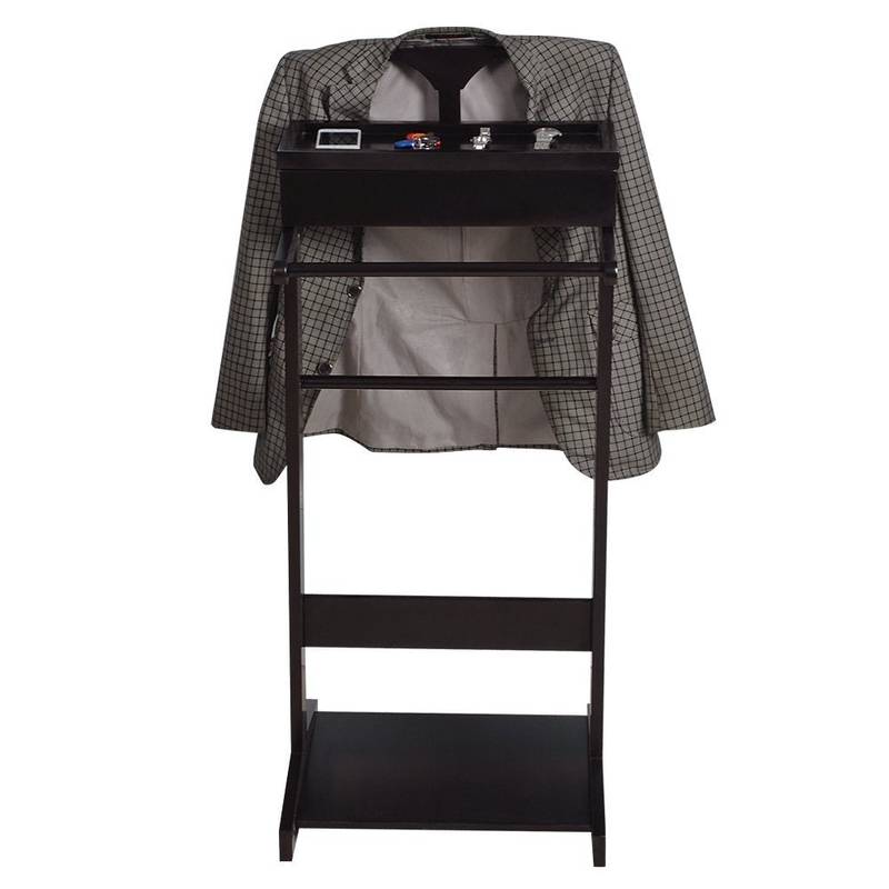 Stylish Portable Clothes Rack with Storage