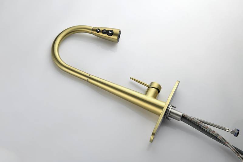 Sleek Pull-Down Kitchen Faucet