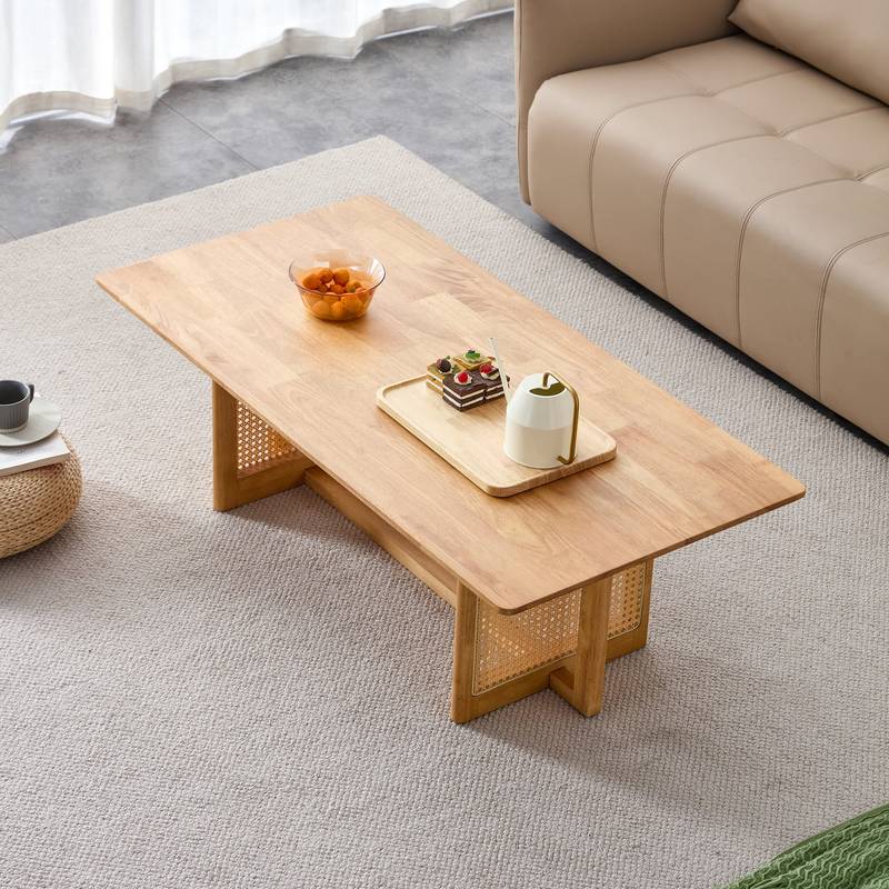 Cozy Rattan-Inspired Tea Table
