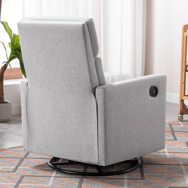 Cozy Gray Rocking Nursery Chair