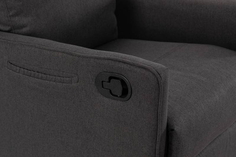 Cozy Glider Rocker Chair - Dark Gray