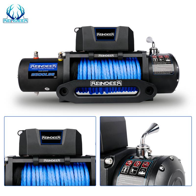 PowerMax Reindeer Electric Winch with Synthetic Rope & Wireless Control