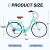 Colorful Cruiser: Women's 7-Speed Bike