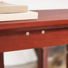 Illuminated Cherry Wine Display Cabinet