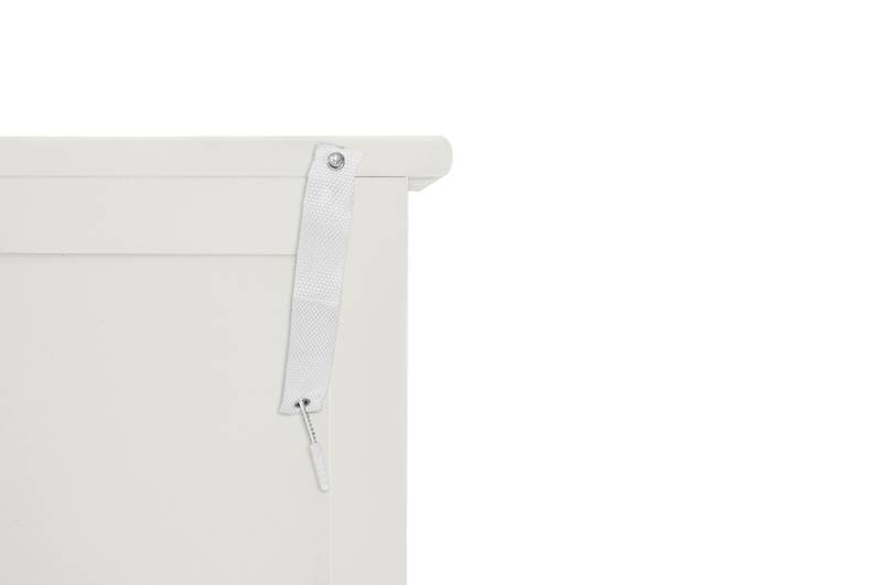 Chic Hollow-Carved 3-Drawer Storage Cabinet