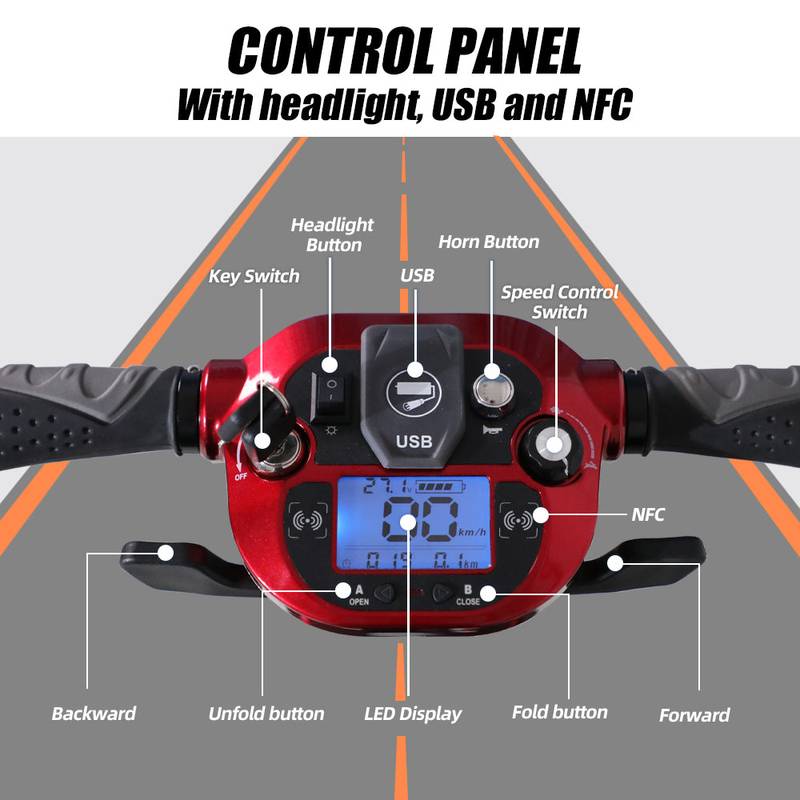 EZ Fold Mobility Scooter - Lightweight & Compact for Easy Travel
