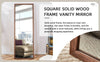 Elegant Wooden Framed Full-Length Mirror