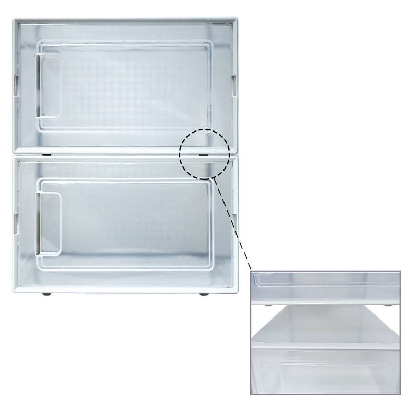 Clear Stackable Shoe Storage Boxes