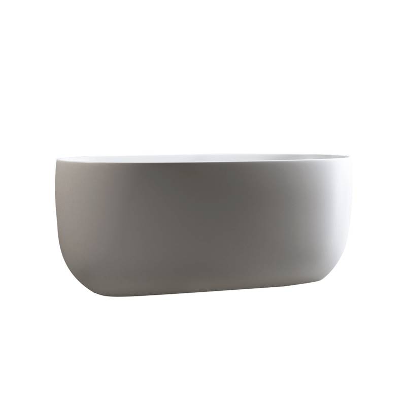 Chic Compact Resin Bathtub
