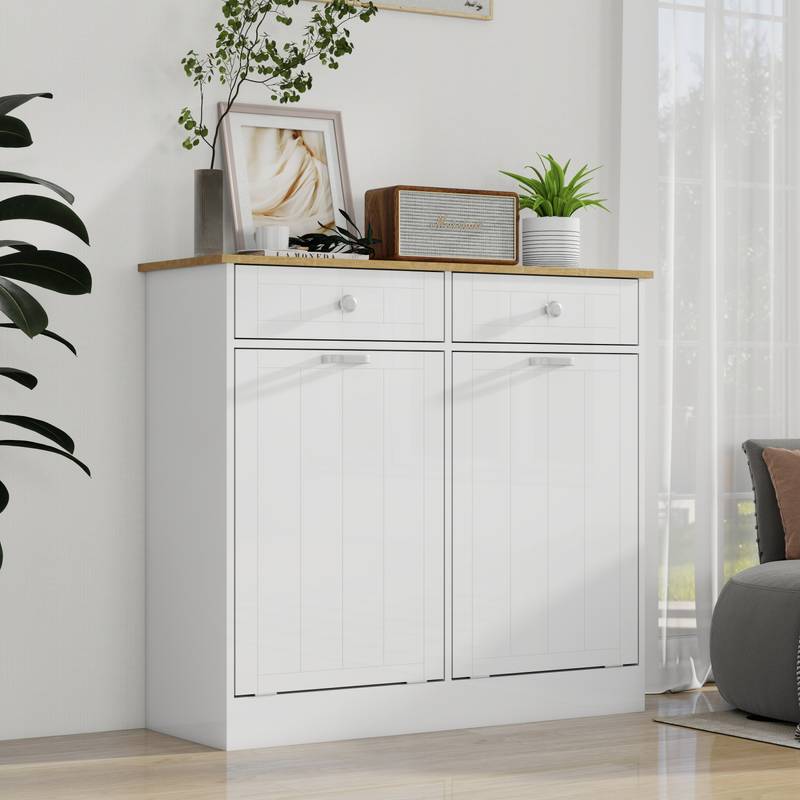 Versatile Pet-Proof Trash & Sorter Cabinet