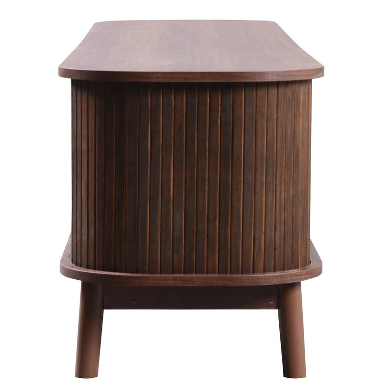 Chic Rattan TV Stand - Modern Farmhouse Style