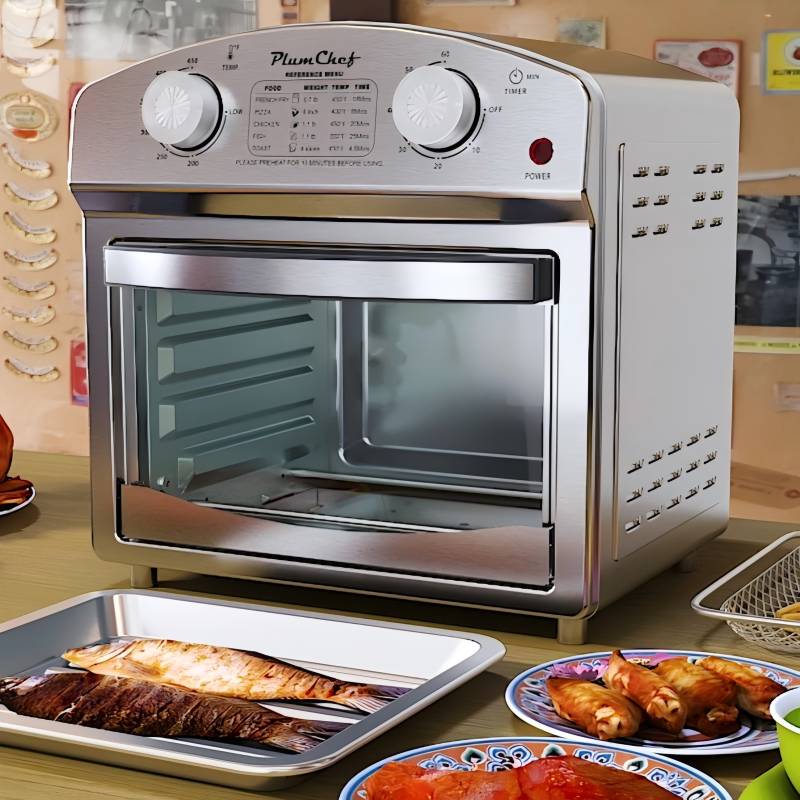 Versatile Silver Convection Oven – Bake, Roast, Toast & More!