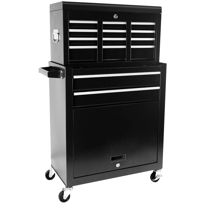 Rolling Tool Chest on Wheels - Mobile Storage Organizer