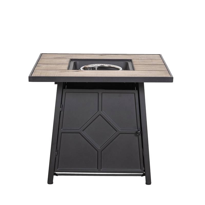 Cozy Outdoor Propane Fire Table with Weather Cover