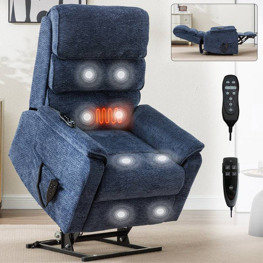 Cozy Power Lift Recliner with Heat & Massage