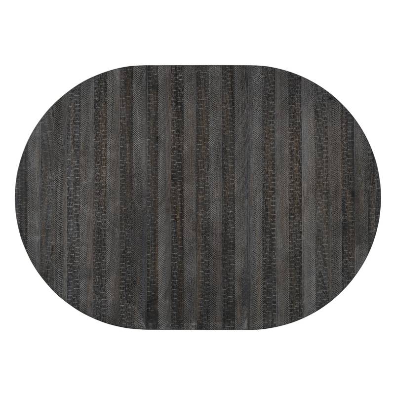 Retro Chic Dining Set with Expandable Table and Cozy Chairs