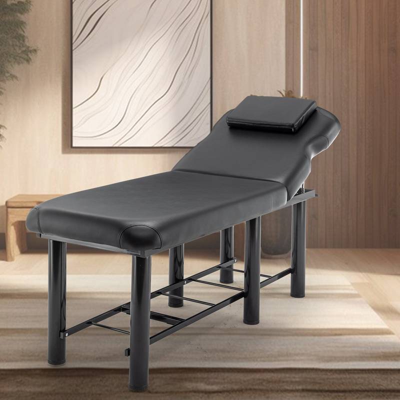 Ultimate Comfort Massage Table with Adjustable Backrest and Storage