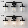 Clear Glass Modern Sconce - Stylish Indoor Light Fixture