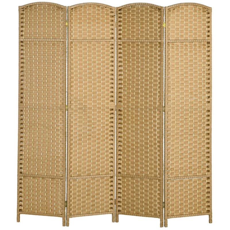 Chic Privacy Screen - Stylish 4-Panel Room Divider