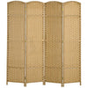 Chic Privacy Screen - Stylish 4-Panel Room Divider