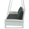 Cozy Wicker Swing for Two