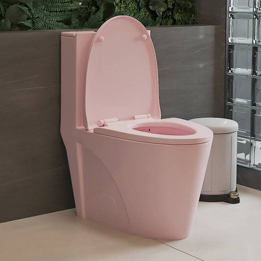 Pink Rose Eco-Friendly Comfort Toilet