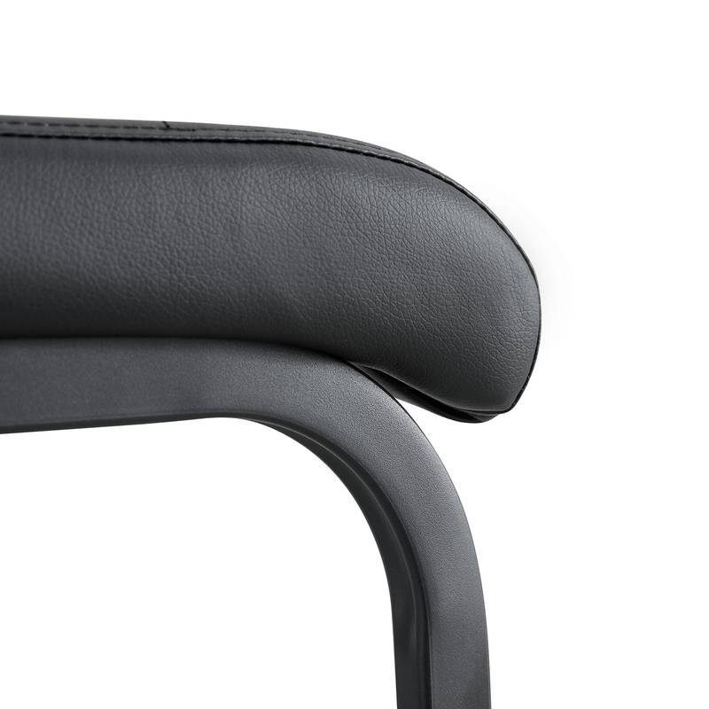 Sleek Black Barstool Duo