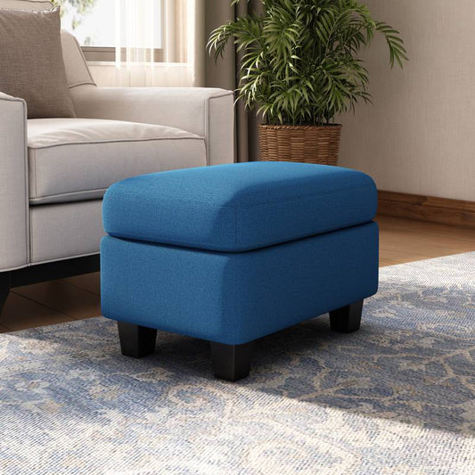 Navy Blue Cozy Ottoman