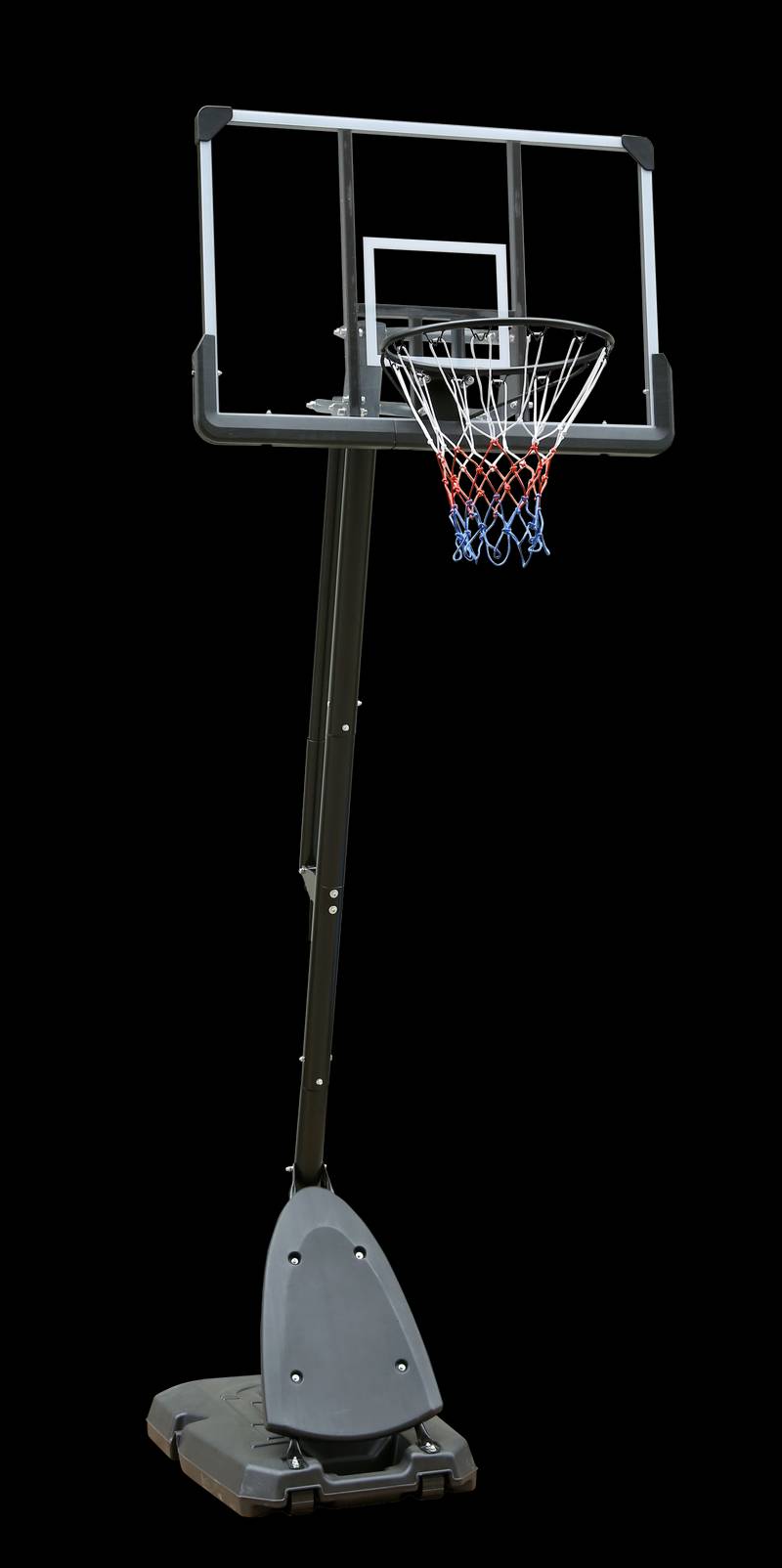 Ultimate Portable Basketball Hoop - Adjustable Height & Easy Roll!