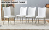 Chic White Dining Chair Set