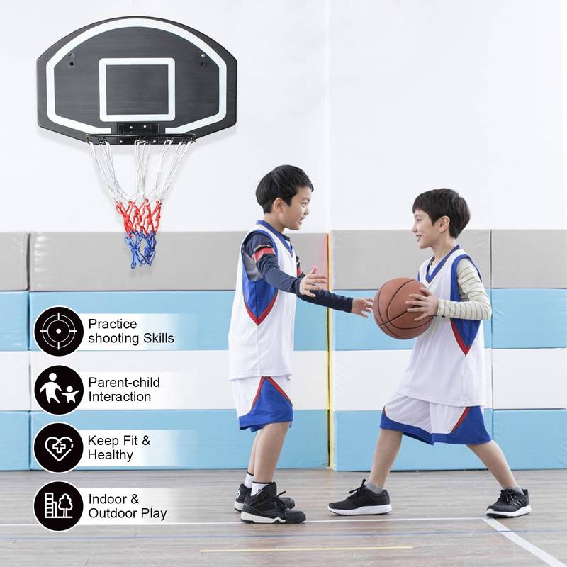 Ultimate Wall-Mount Basketball Hoop - Indoor & Outdoor Fun!