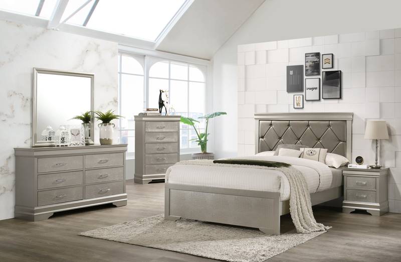 Amalia Gray Nightstand Delight