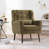 Cozy Olive Green Accent Chair