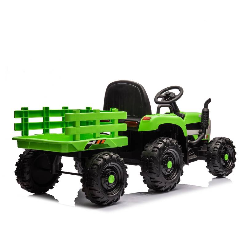 Electric Adventure Tractor with Trailer for Kids