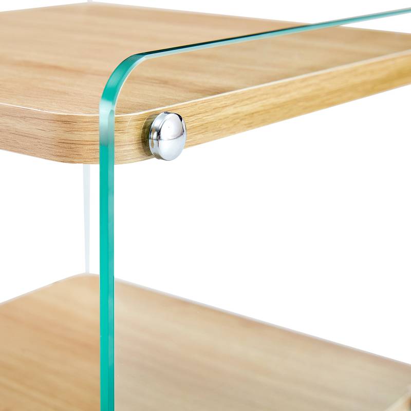 Stylish Trio Storage Nightstand