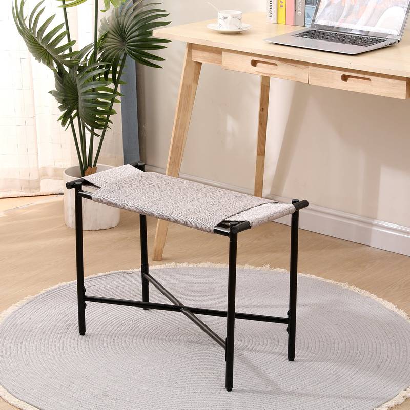 Boho Chic Entryway Ottoman & Footrest