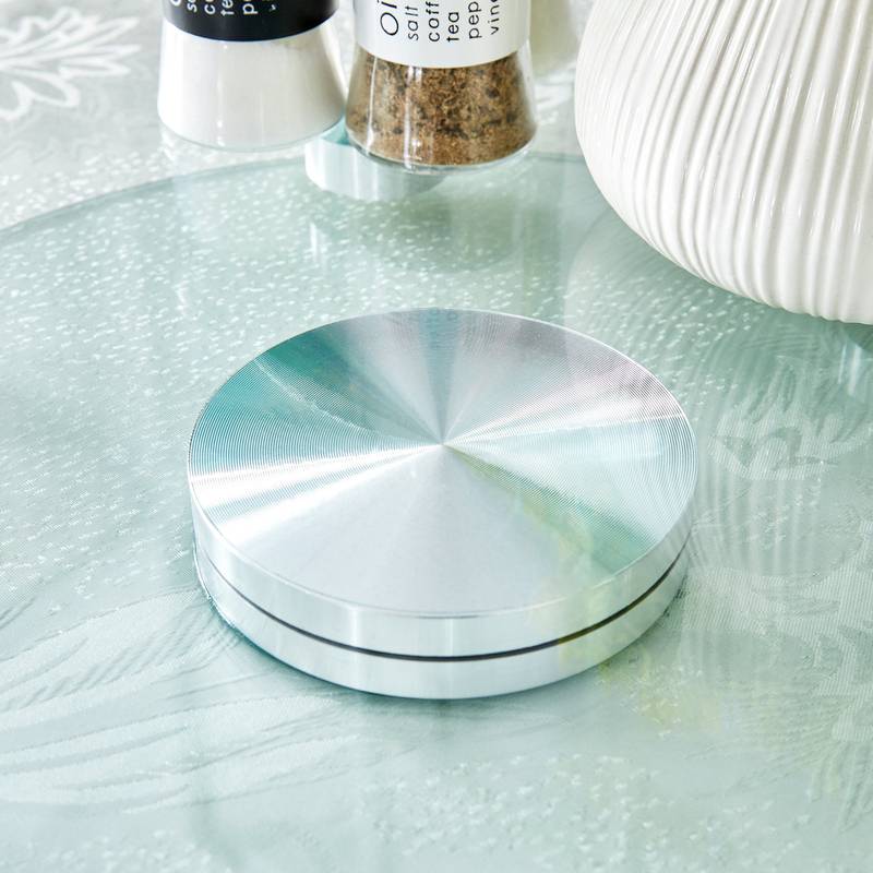Spin & Store: Double-Layer Glass Organizer