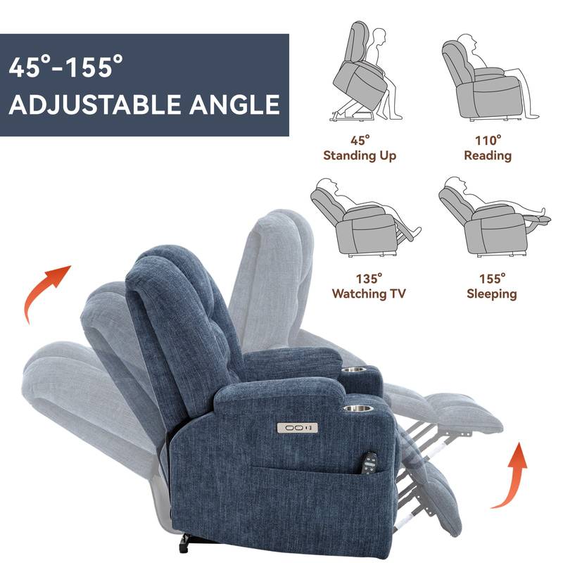Cozy Comfort Recliner with Massage & Heat