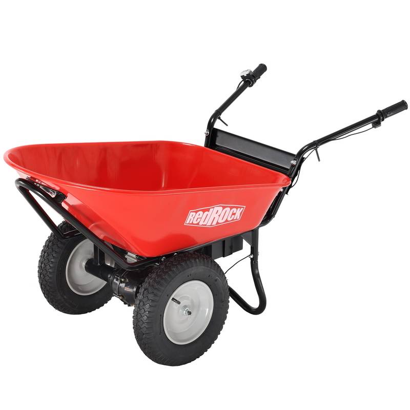 PowerHauler Electric Wheelbarrow - Max Capacity Debris Dump Cart