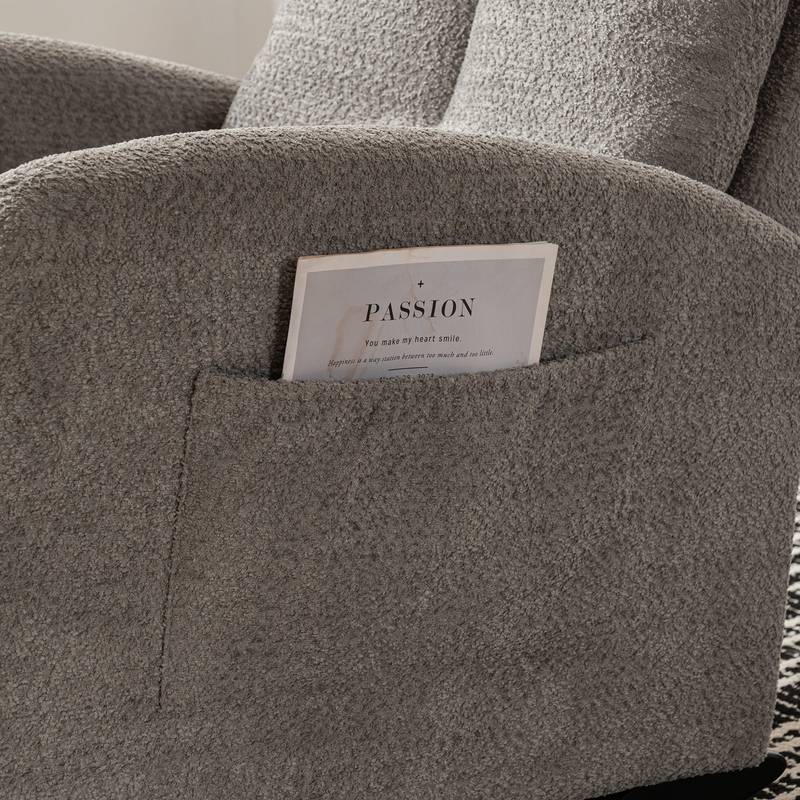 Cozy Rocking Chair with Footrest