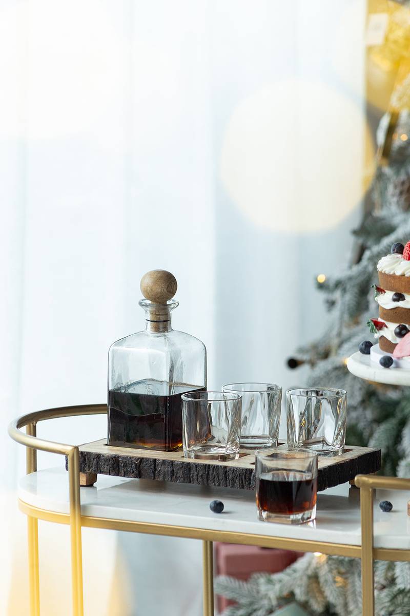 Alaine Mango Wood Bar Set