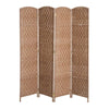 Natural Wicker Room Divider - Stylish Privacy Screen