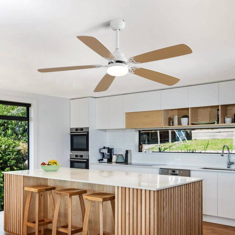 Breezy Bliss Ceiling Fan with Remote and Dimmable Light