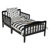 Cozy Black Toddler Bed
