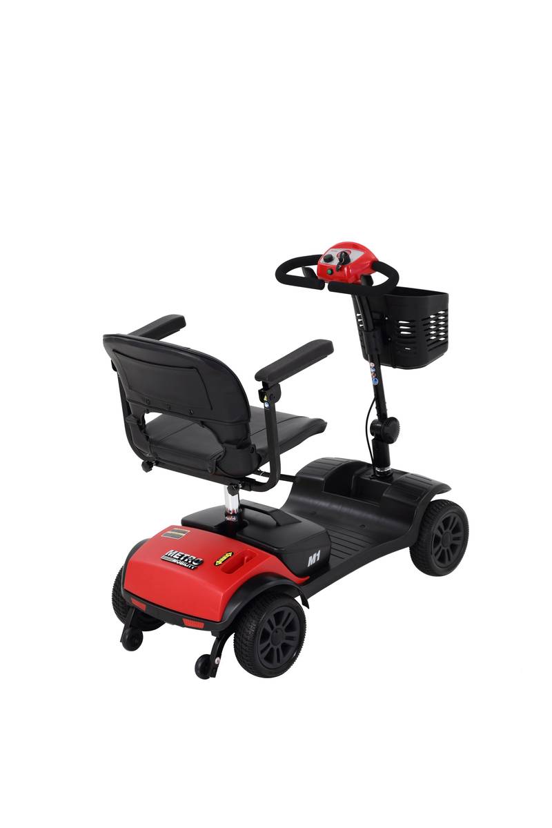 Sleek Red Mobility Scooter