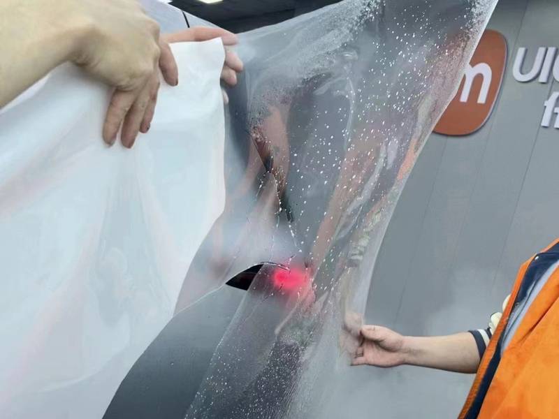 Glossy Car Paint Protection Wrap