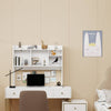 Stylish Wood Desktop Organizer with Five Shelves