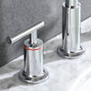 Sleek Chrome Widespread Bathroom Faucet with Pop-Up Drain