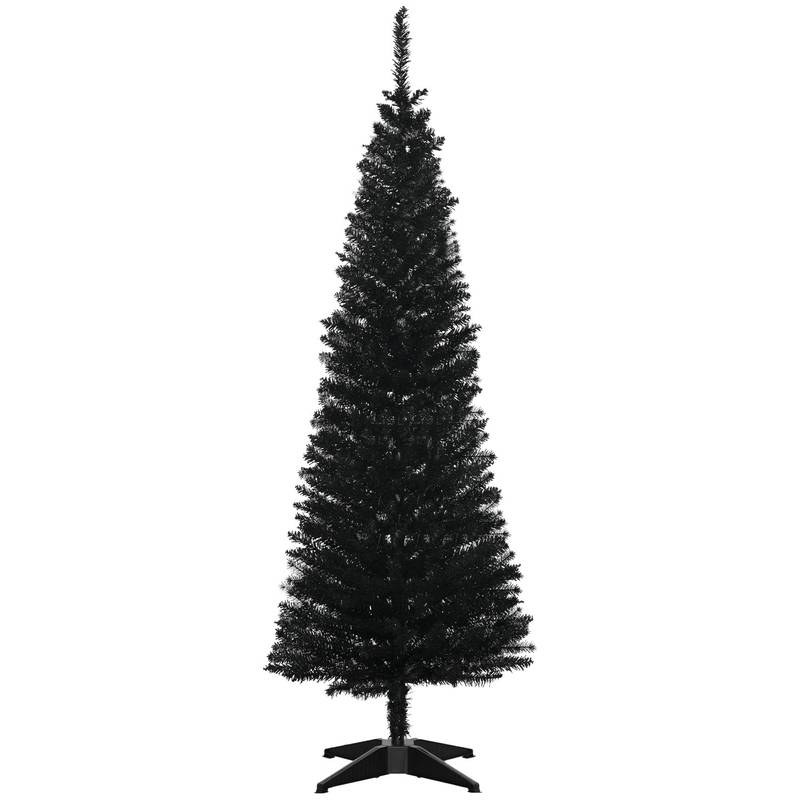 Slim & Stylish Black Pencil Christmas Tree
