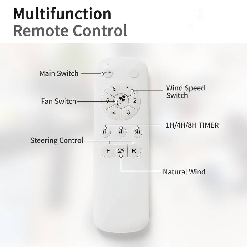 AirGrove Ceiling Fan: Stylish Comfort with Remote Control